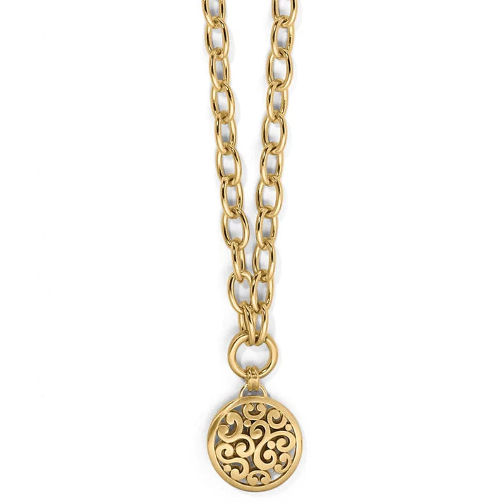 Contempo Medallion Charm Necklace - Zinnias Gift Boutique