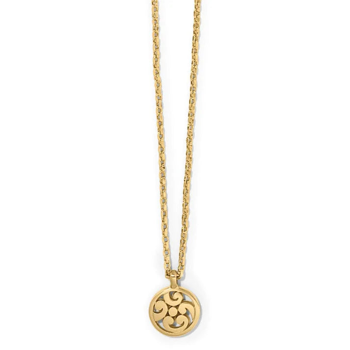 Contempo Medallion Petite Necklace - Zinnias Gift Boutique