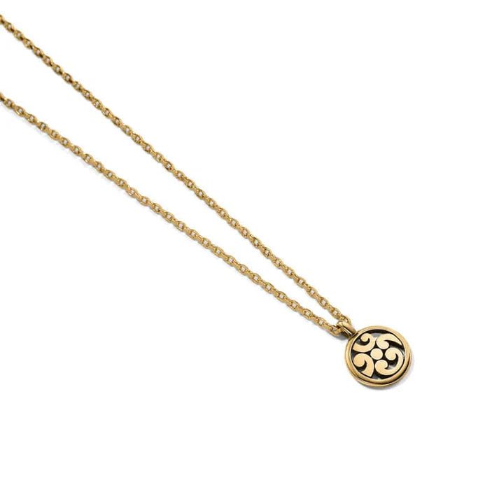 Contempo Medallion Petite Necklace - Zinnias Gift Boutique