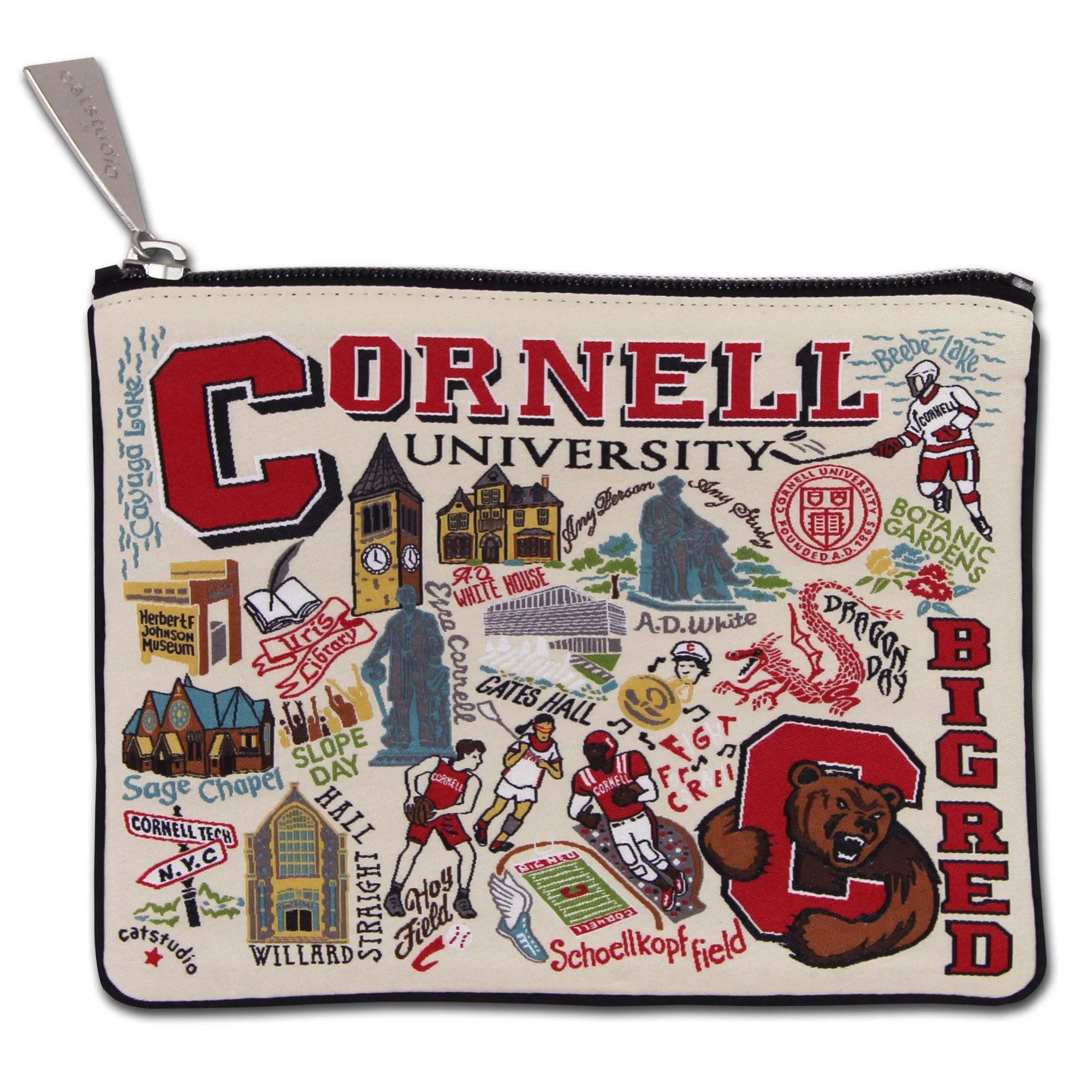 Collegiate Zipper Pouch - Zinnias Gift Boutique