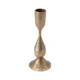 Hand-Forged Metal Taper Holder with Antique Finish - Zinnias Gift Boutique
