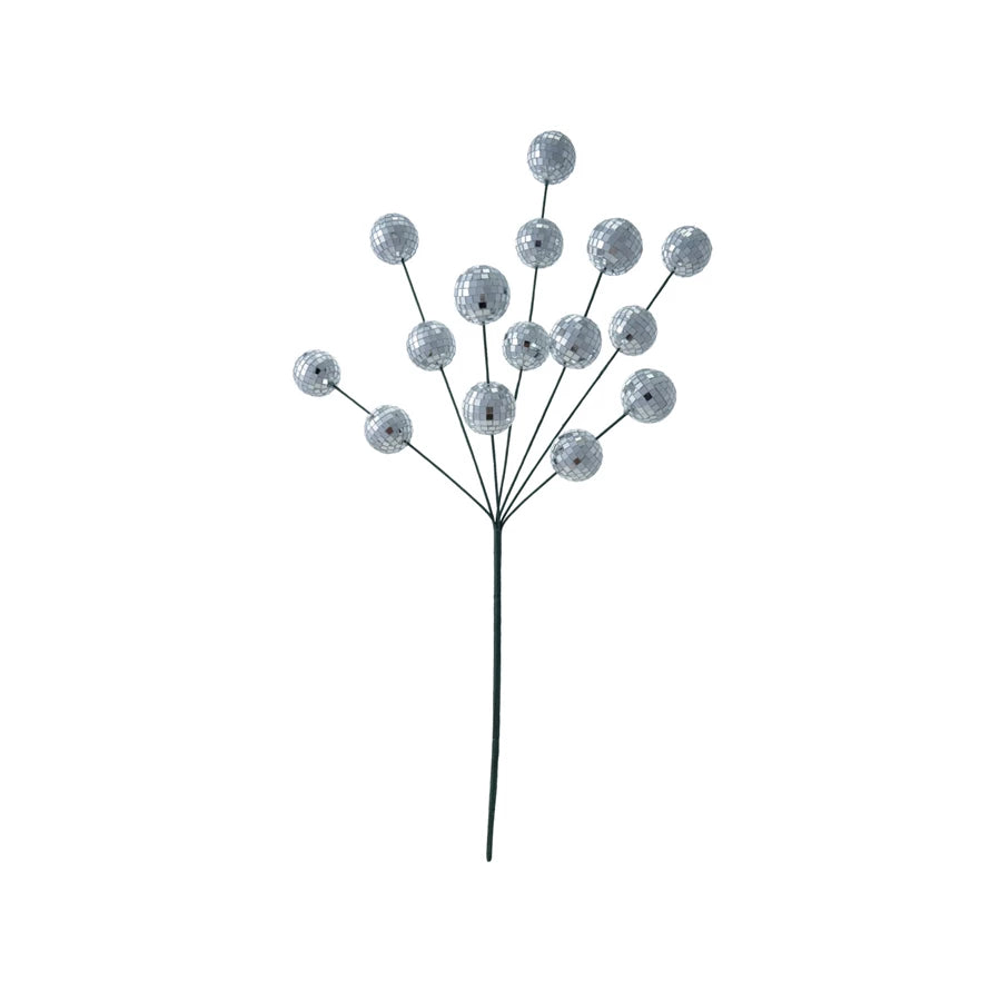 Mirrored Glass Mosaic Ball Spray - Zinnias Gift Boutique