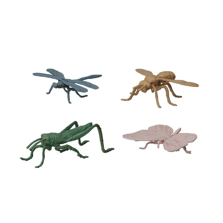 Cast Metal Insect, Matte Finish - Zinnias Gift Boutique