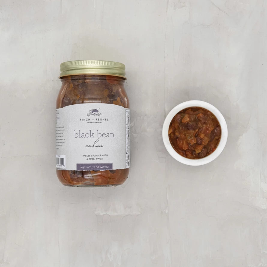 17 oz. Black Bean Salsa - Zinnias Gift Boutique