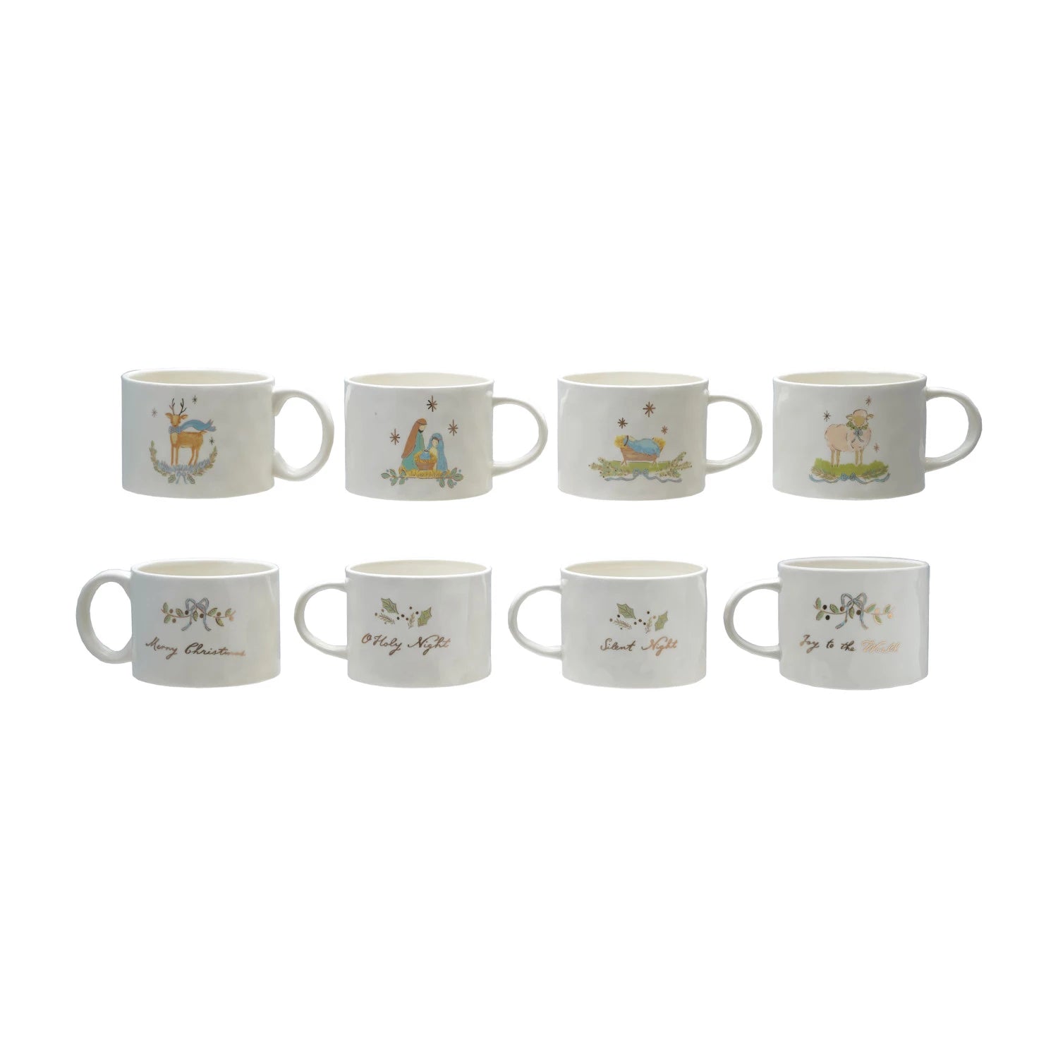 Stoneware Mug w/Gold Electroplating - Zinnias Gift Boutique
