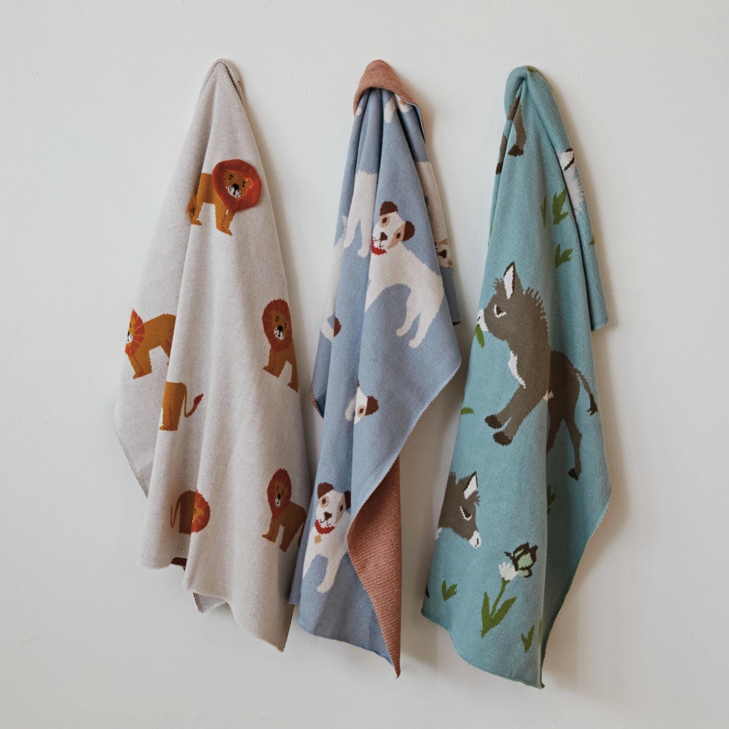 Cotton Knit Baby Blanket - Zinnias Gift Boutique