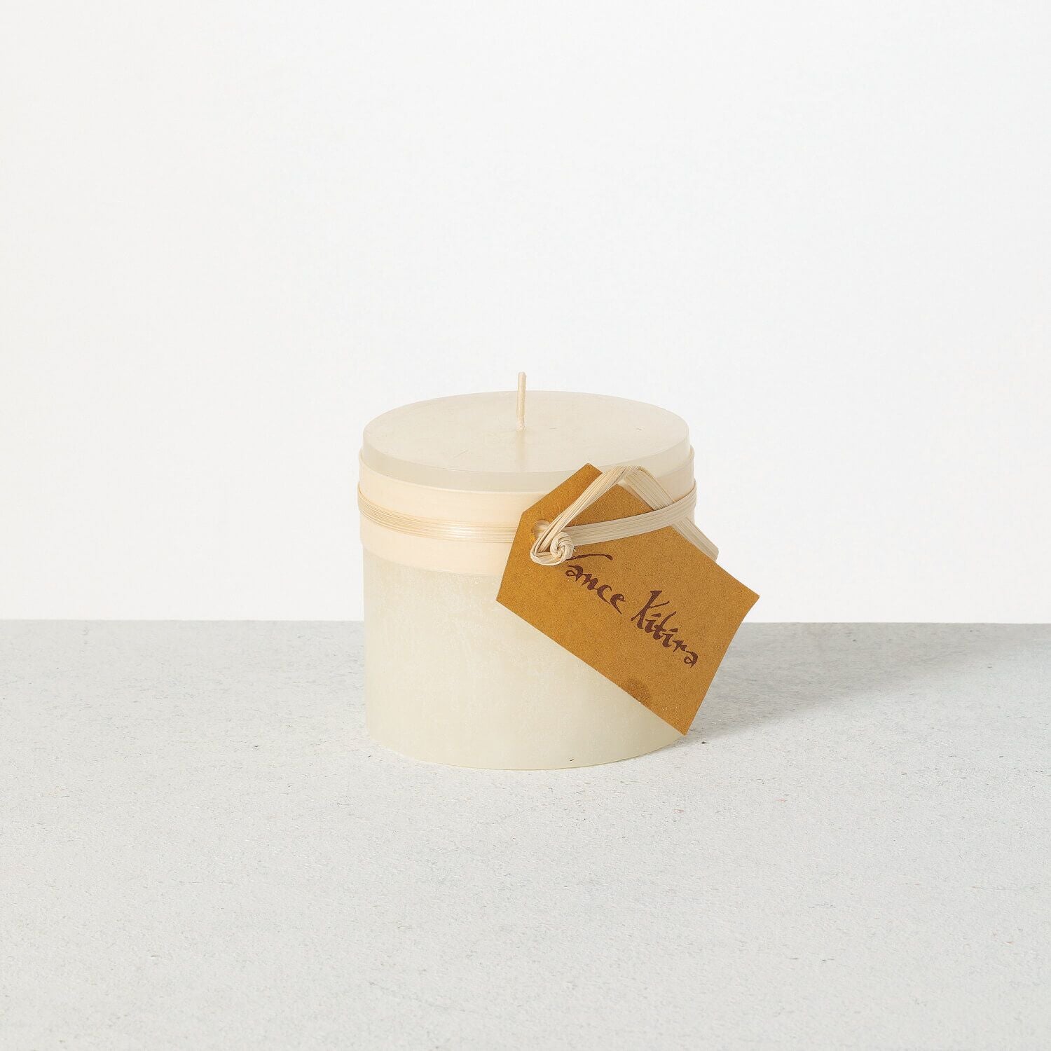 Timber Pillar Candle 3.25" - Zinnias Gift Boutique