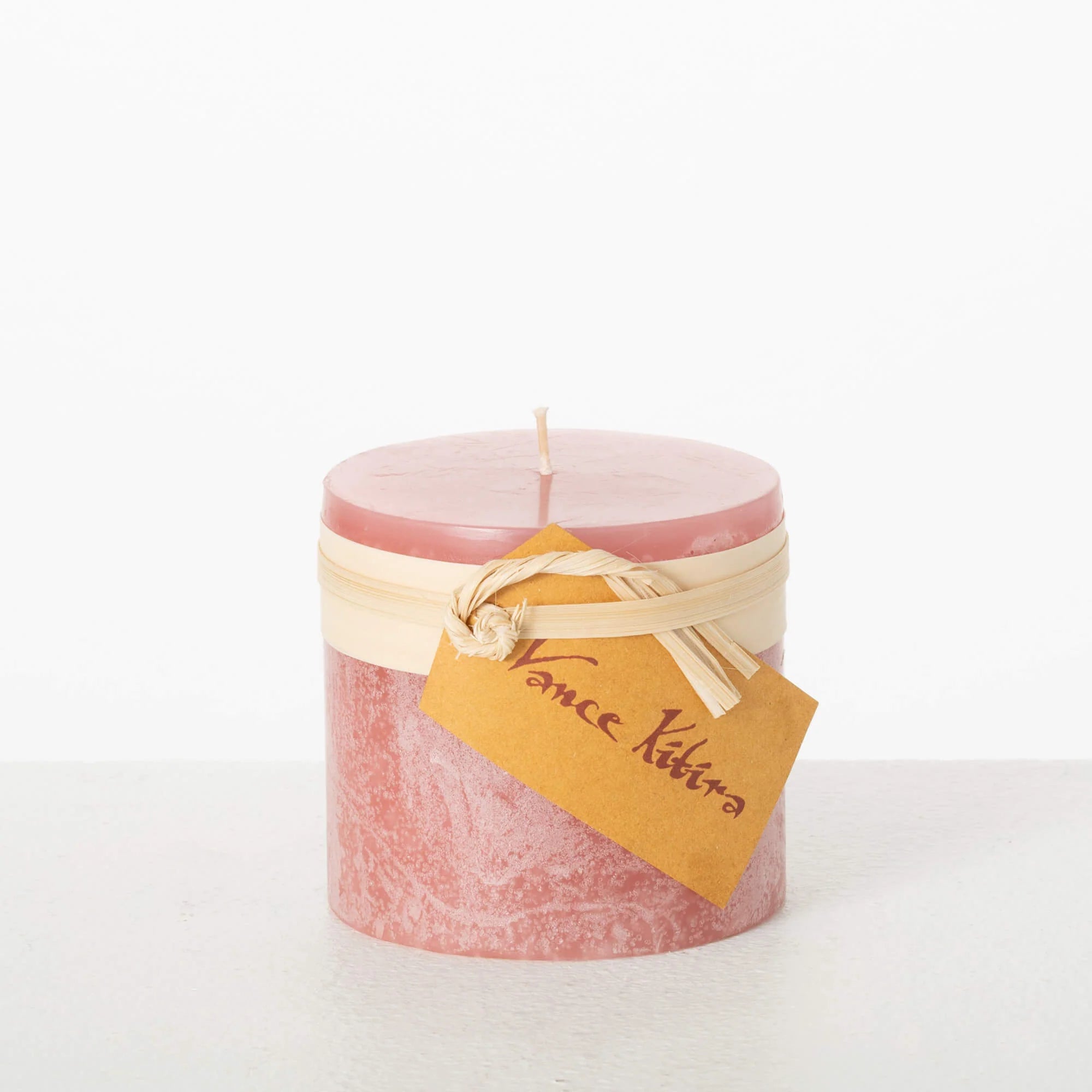 Timber Pillar Candle 3.25" - Zinnias Gift Boutique
