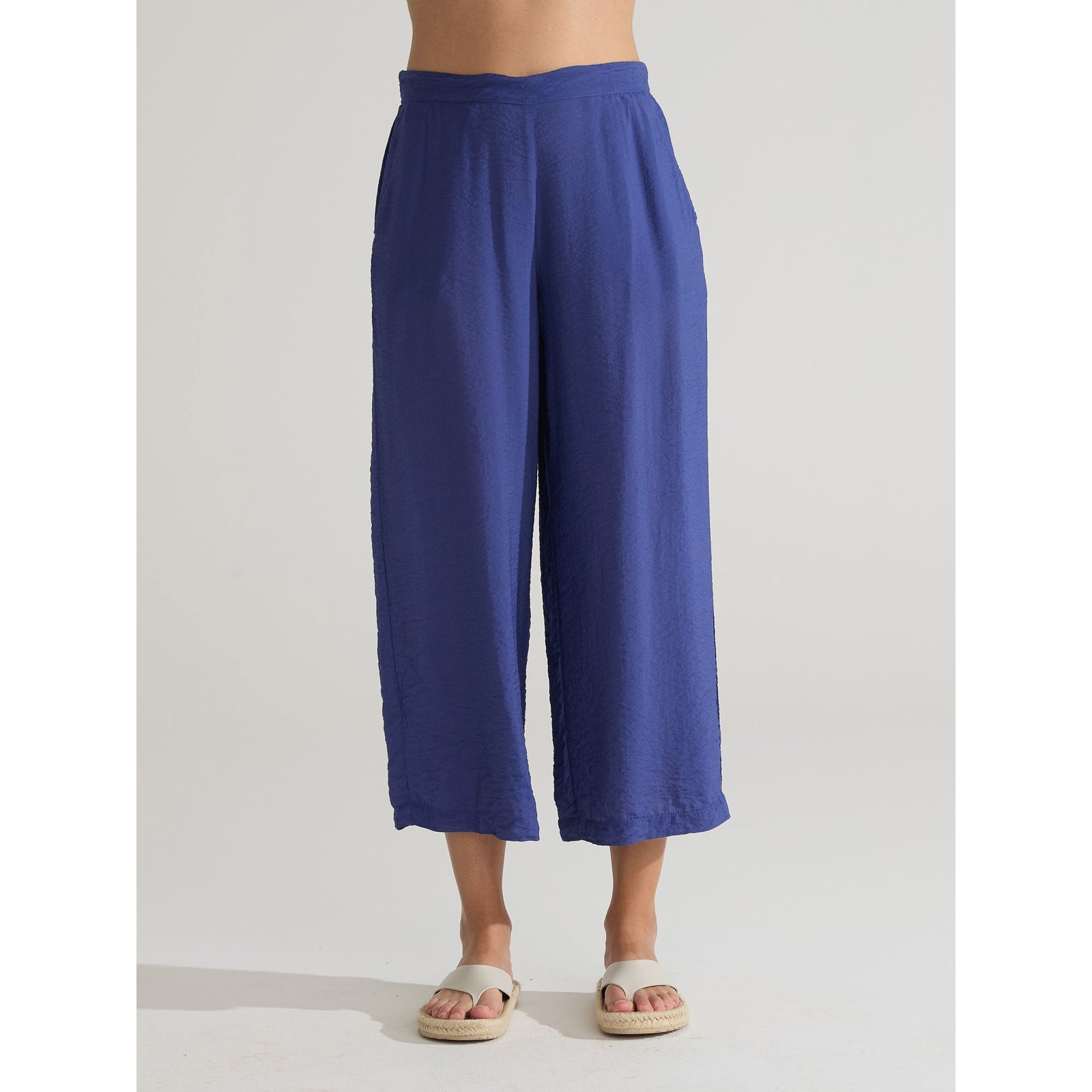 Cropped Wide Leg Parachute Pant - Zinnias Gift Boutique