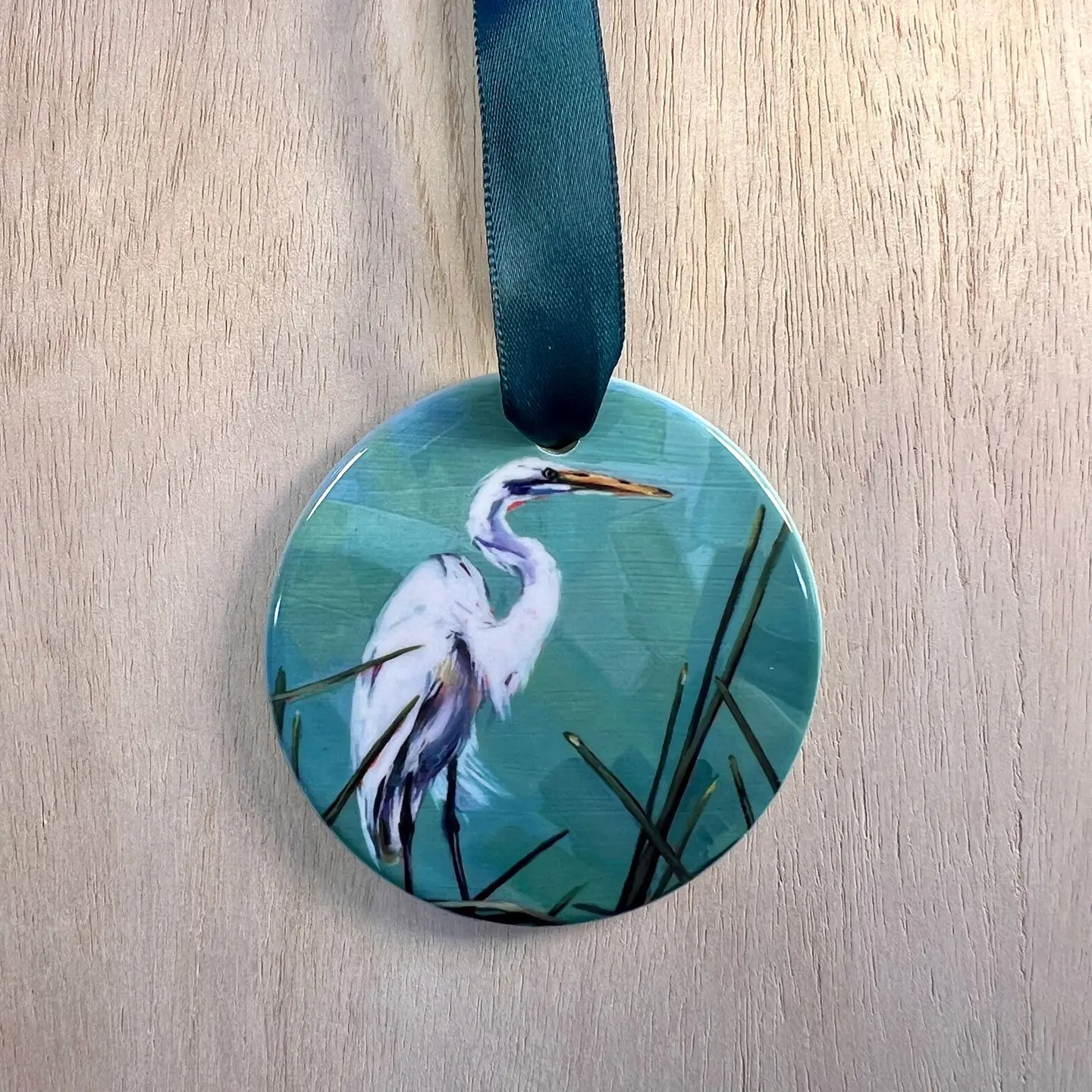 Great Egret Ornament - Zinnias Gift Boutique