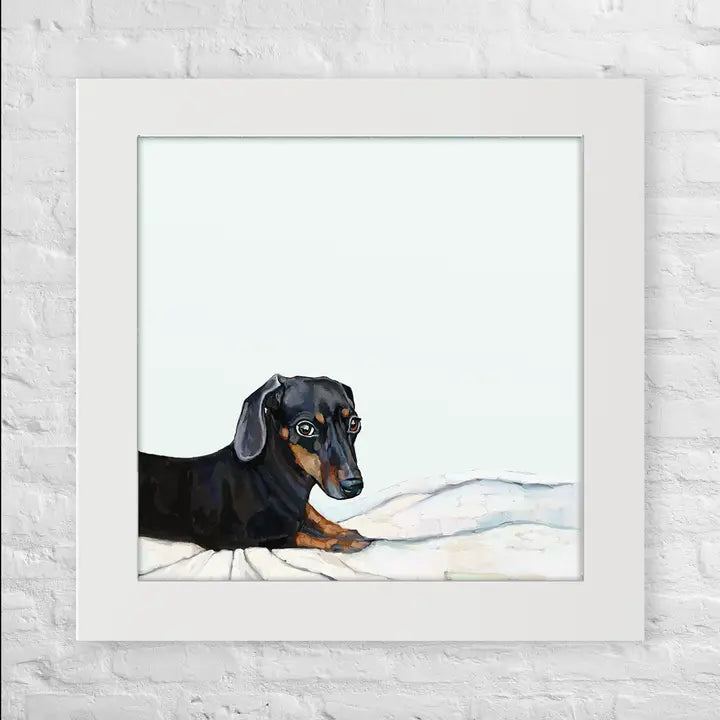 Doxie Side Eye Happy Square™ - Zinnias Gift Boutique