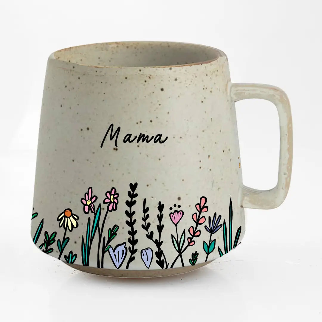 Mama Embrace Stoneware Mug - Zinnias Gift Boutique