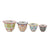 Measuring Cups with Floral Pattern, Set of 4 - Zinnias Gift Boutique