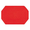 Red Octagonal Placemat - Zinnias Gift Boutique
