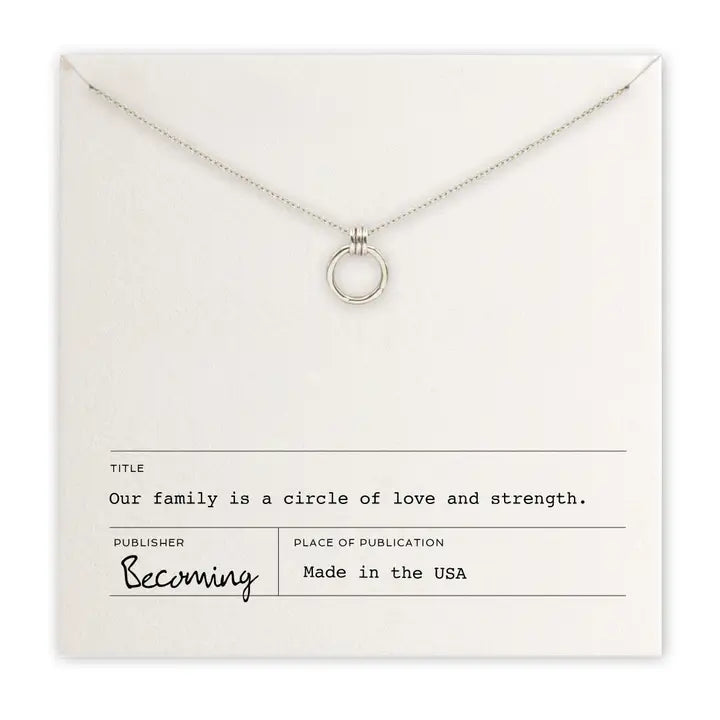 Family Circle Necklace - Zinnias Gift Boutique