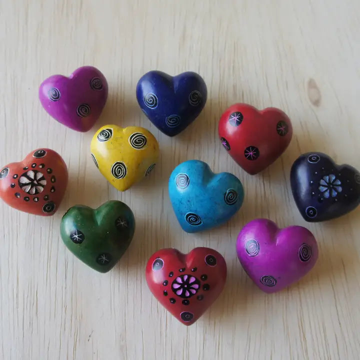 Tiny Hearts with Patterns - Zinnias Gift Boutique