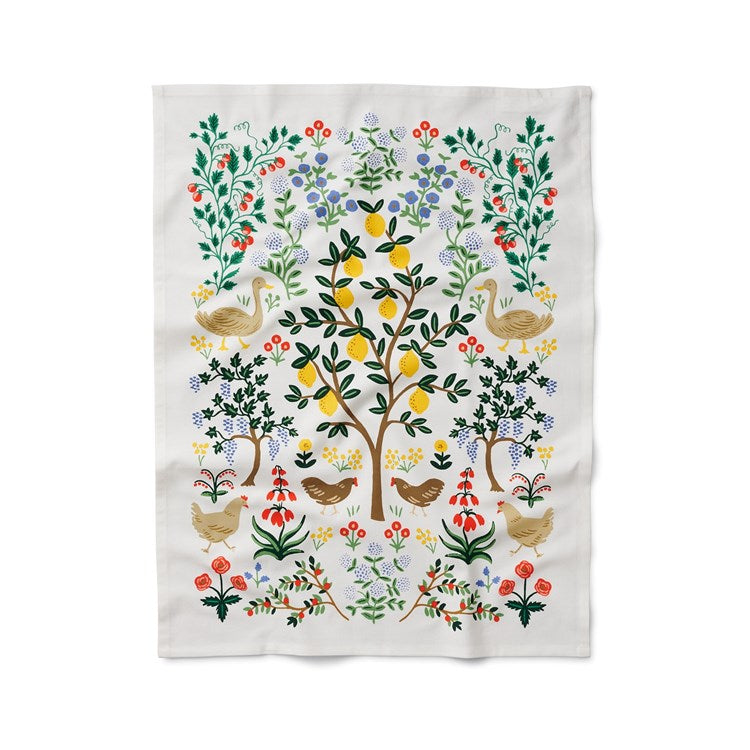 Tea towel - Zinnias Gift Boutique