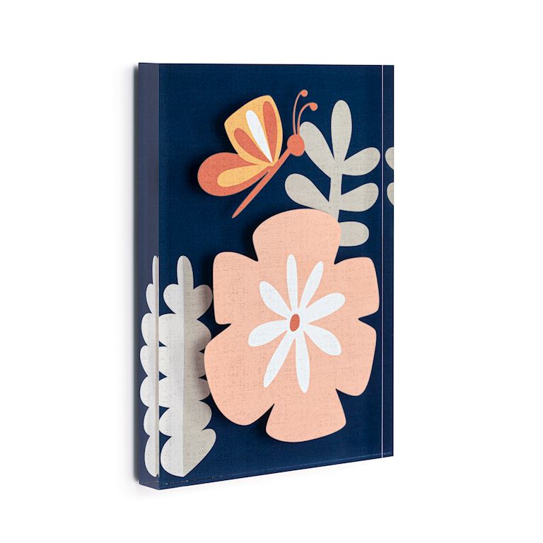 Acrylic Tile 5 x 7 - Zinnias Gift Boutique