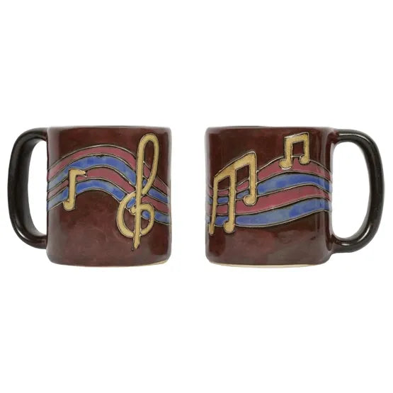Mara Mugs - Musical Notes - Zinnias Gift Boutique