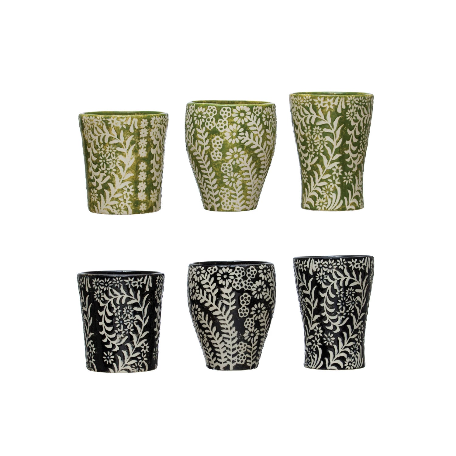 7 oz. Stoneware Cup - Zinnias Gift Boutique