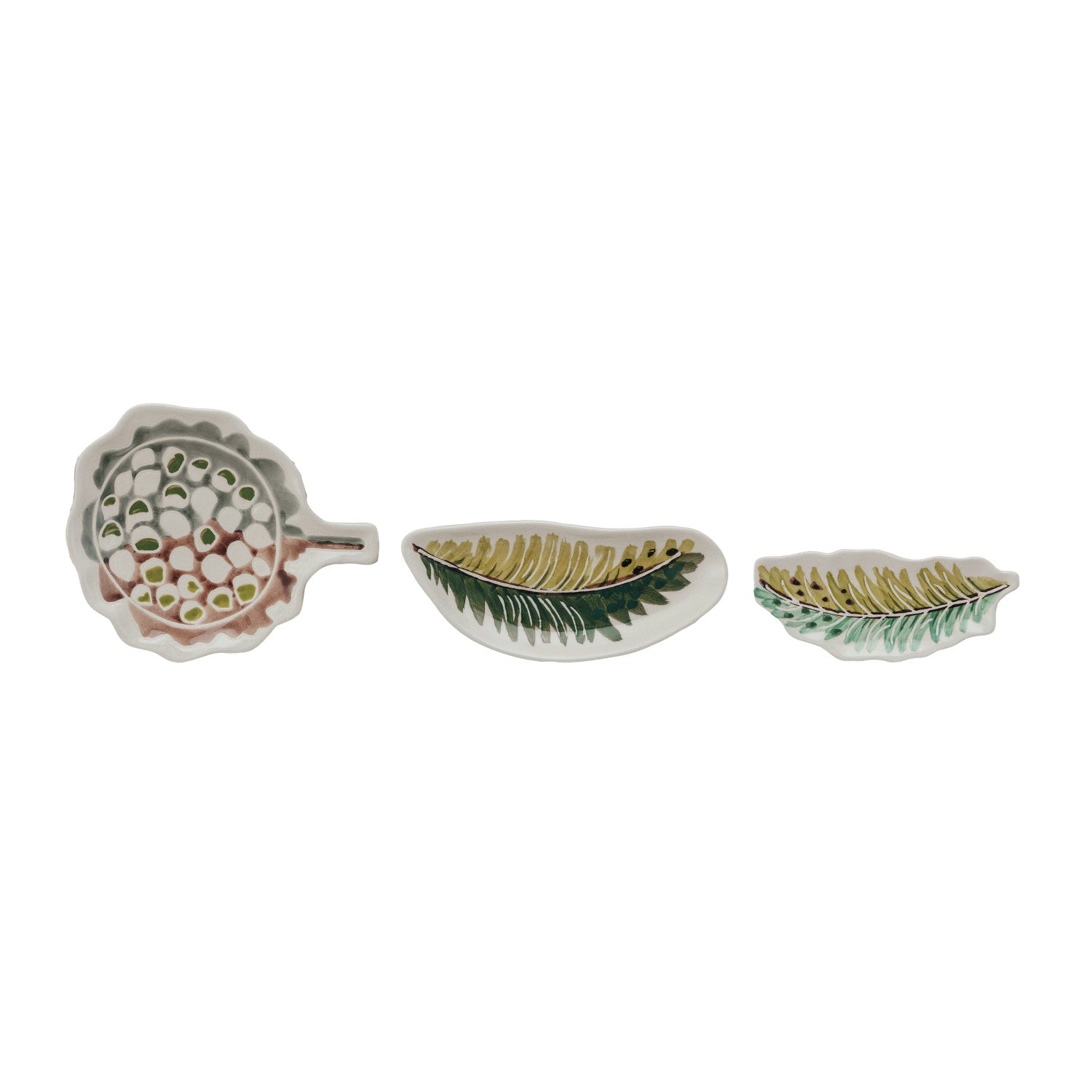 Hand-Painted Stoneware Dish - Zinnias Gift Boutique