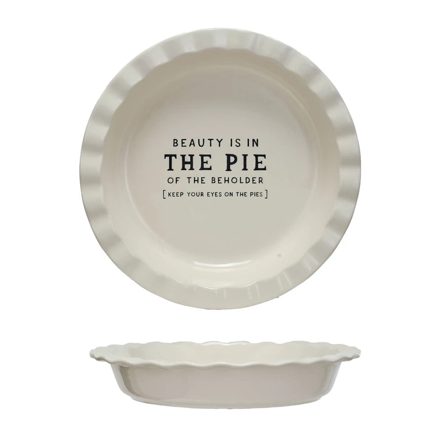 Stoneware Pie Baker - Zinnias Gift Boutique