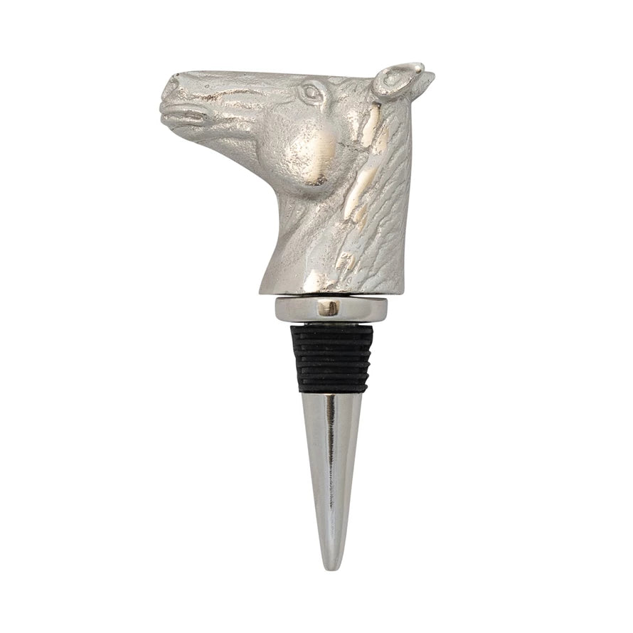 Cast Aluminum Bottle Stopper - Zinnias Gift Boutique