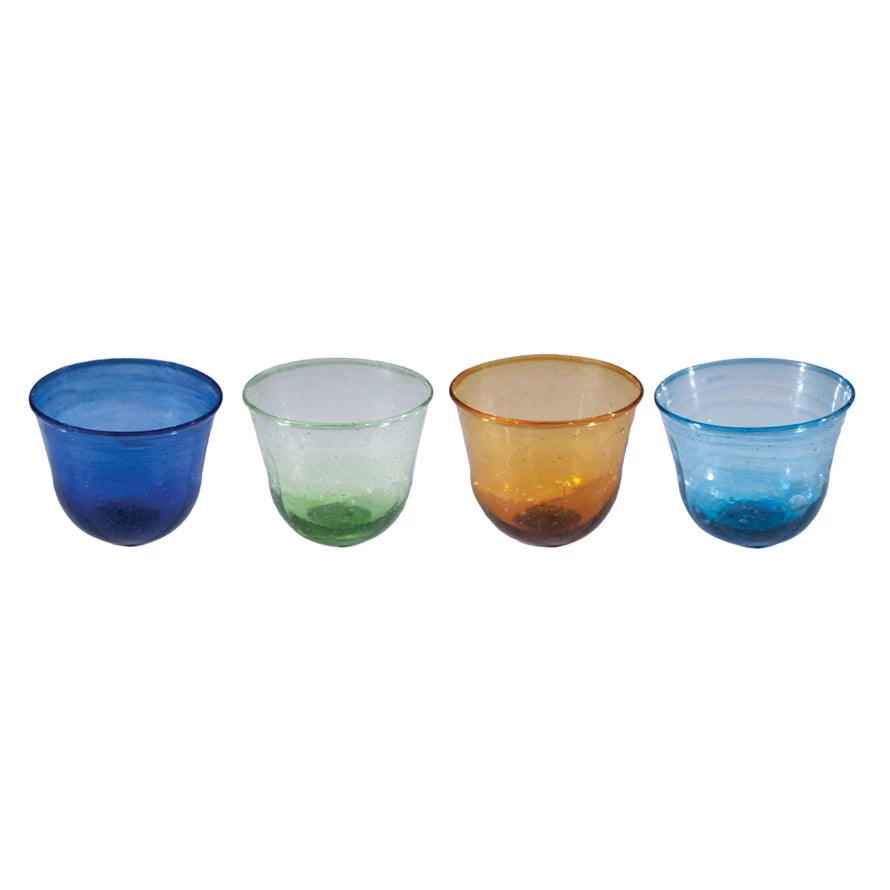 8oz. Hand-Blown Bowl/Drinking Glass - Zinnias Gift Boutique