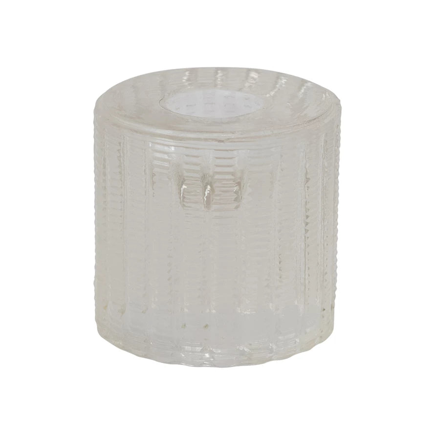 Cut Glass Taper Holder - Zinnias Gift Boutique