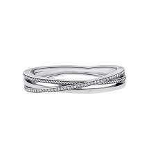 Neptune&#39;s Rings Narrow Hinged Bangle - Zinnias Gift Boutique