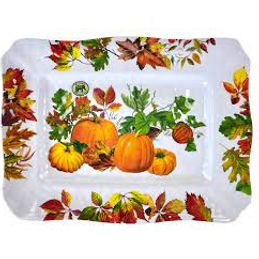 Pumpkin melody  Melamine Serveware Large Platter - Zinnias Gift Boutique
