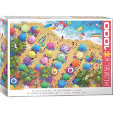 Beach Summer Fun 1000PC Puzzle  Eurographics - Zinnias Gift Boutique