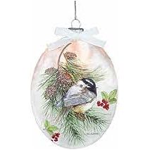 Chickadee Prelit ornament - Zinnias Gift Boutique