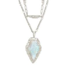 Tessa Mulit strand howlite rhd - Zinnias Gift Boutique