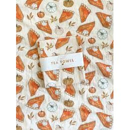 Pumpkin Pie Kitchen Towel - Zinnias Gift Boutique