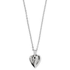 Cascade Heart Petite Necklace - Zinnias Gift Boutique