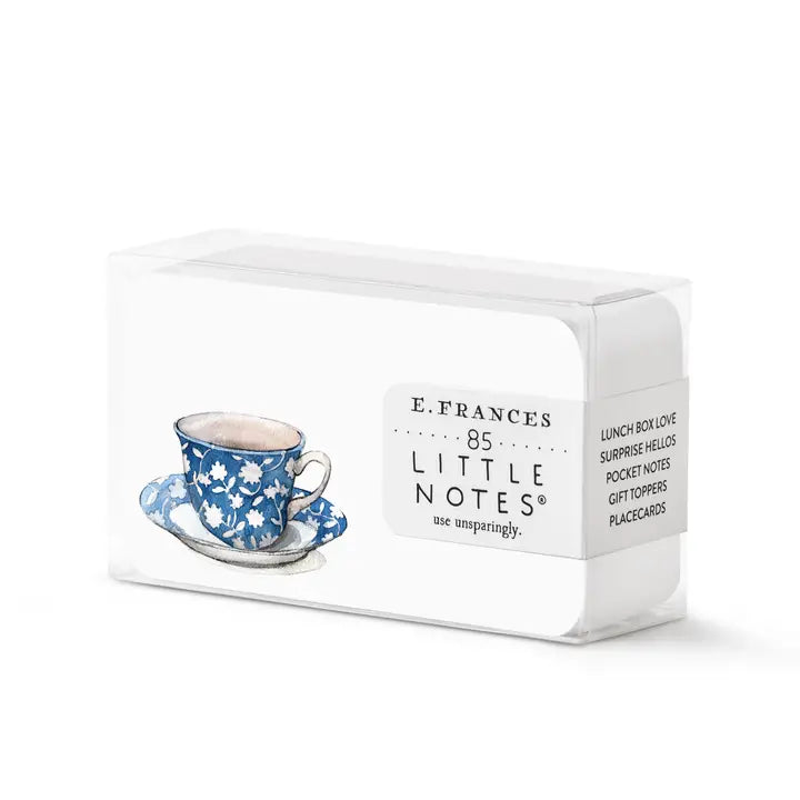 Assorted patterned Little Notes by E Frances Paper with playful designs on colorful paper for stationery or gift tags.