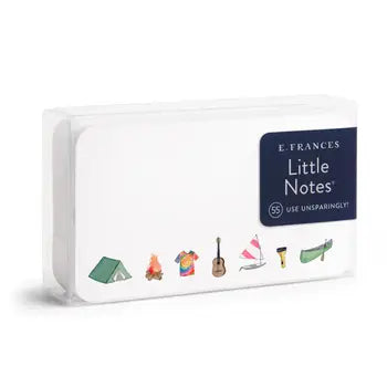 Set of Little Notes by E Frances Paper featuring assorted patterned paper notes with cute, colorful designs for stationery and crafts.