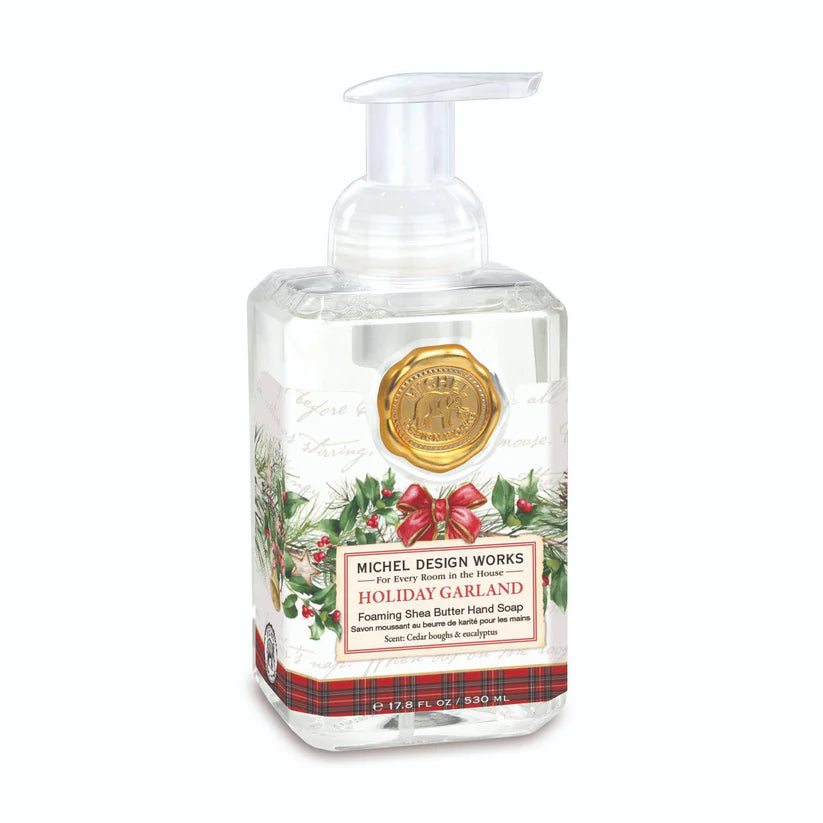 Holiday Garland Foaming Soap - Zinnias Gift Boutique