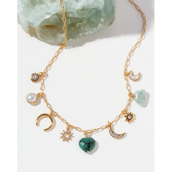 Cloud Nine Charm Necklace - Zinnias Gift Boutique