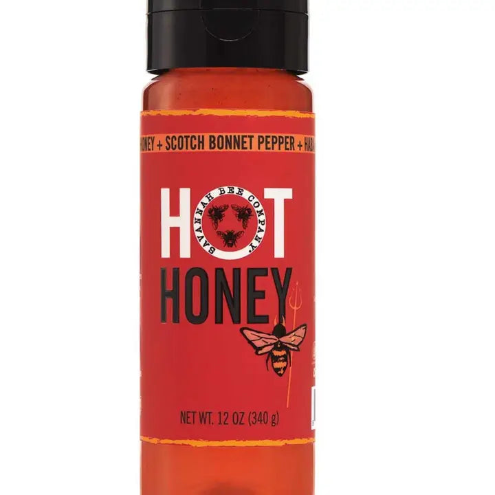 Hot Honey Plastic Squeeze Bottle 12oz - Zinnias Gift Boutique