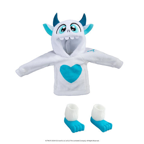 Yeti hoodie set Claus couture - Zinnias Gift Boutique