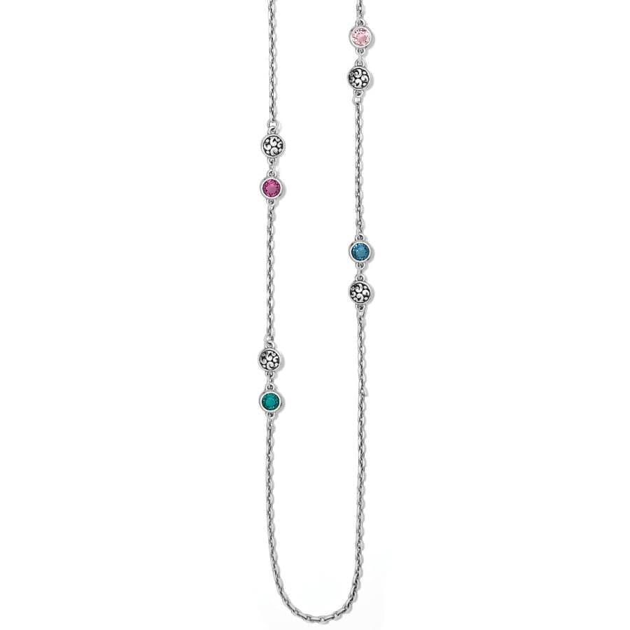 Elora Gems Dots Long Necklace - Zinnias Gift Boutique