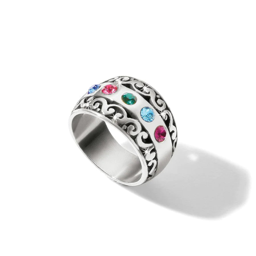 Elora Gems Band Ring - Zinnias Gift Boutique