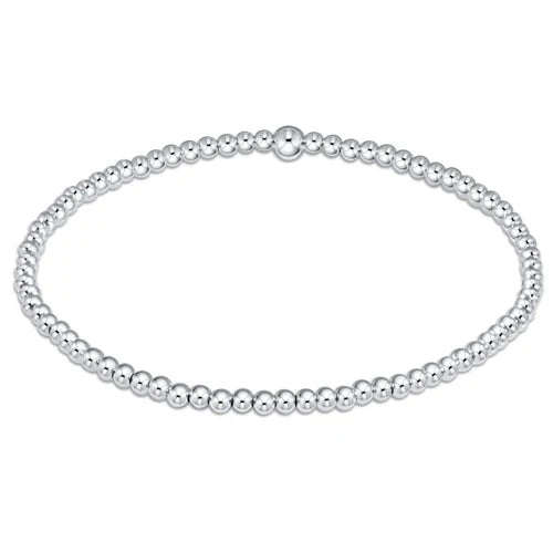 Classic Sterling 2.5mm Bead Bracelet - Zinnias Gift Boutique