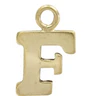 3mm Gold Fill Initial Charm Waterproof Bracelet - 7" - Zinnias Gift Boutique