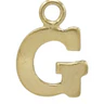 3mm Gold Fill Initial Charm Waterproof Bracelet - 7" - Zinnias Gift Boutique