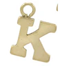 3mm Gold Fill Initial Charm Waterproof Bracelet - 7" - Zinnias Gift Boutique