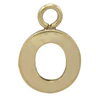 3mm Gold Fill Initial Charm Waterproof Bracelet - 7" - Zinnias Gift Boutique