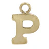 3mm Gold Fill Initial Charm Waterproof Bracelet - 7" - Zinnias Gift Boutique